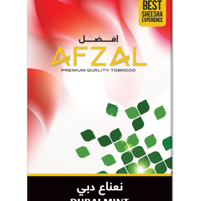 Afzal Dubai Mint Hookah Molasses – Cool, refreshing mint flavor, available online from trusted shisha suppliers and wholesale distributors.