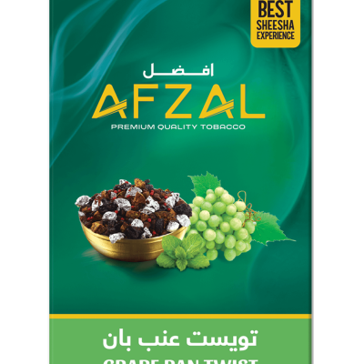 Afzal Grape Pan Twist Hookah Flavour Molasses – Fruity Grape and Pan Leaf Shisha from Wholesale Supplier