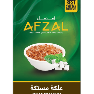 Afzal Gum Mastic Hookah Molasses – Sweet gum flavor, available online from trusted shisha suppliers and wholesale distributors.
