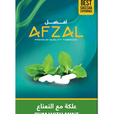 Afzal Gum with Mint hookah flavour with spearmint and minty overtones