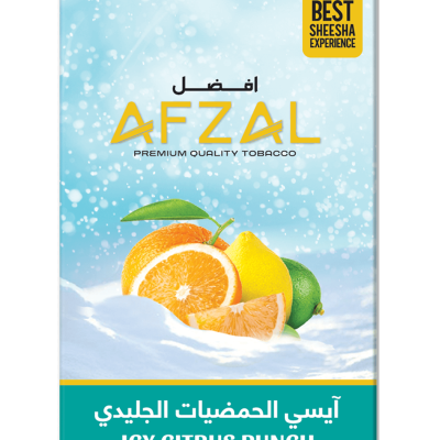 Afzal Icy Citrus Punch hookah flavour with citrus fruits and cool sensation