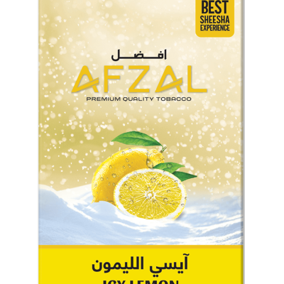Afzal Icy Lemon molasses – Premium shisha tobacco supplier
