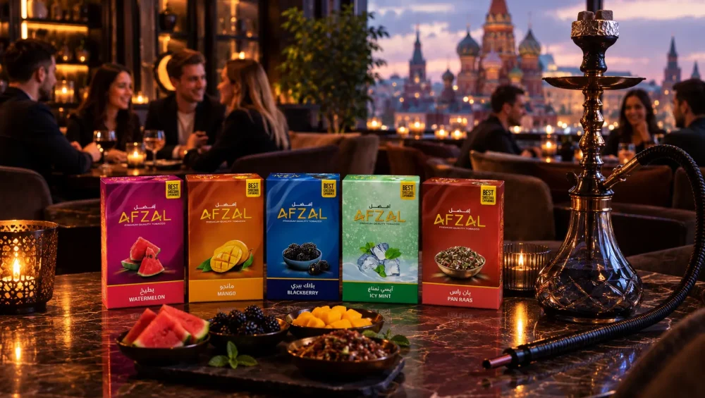 Afzal shisha hookah flavours for Russian Importers and Bulk buyers