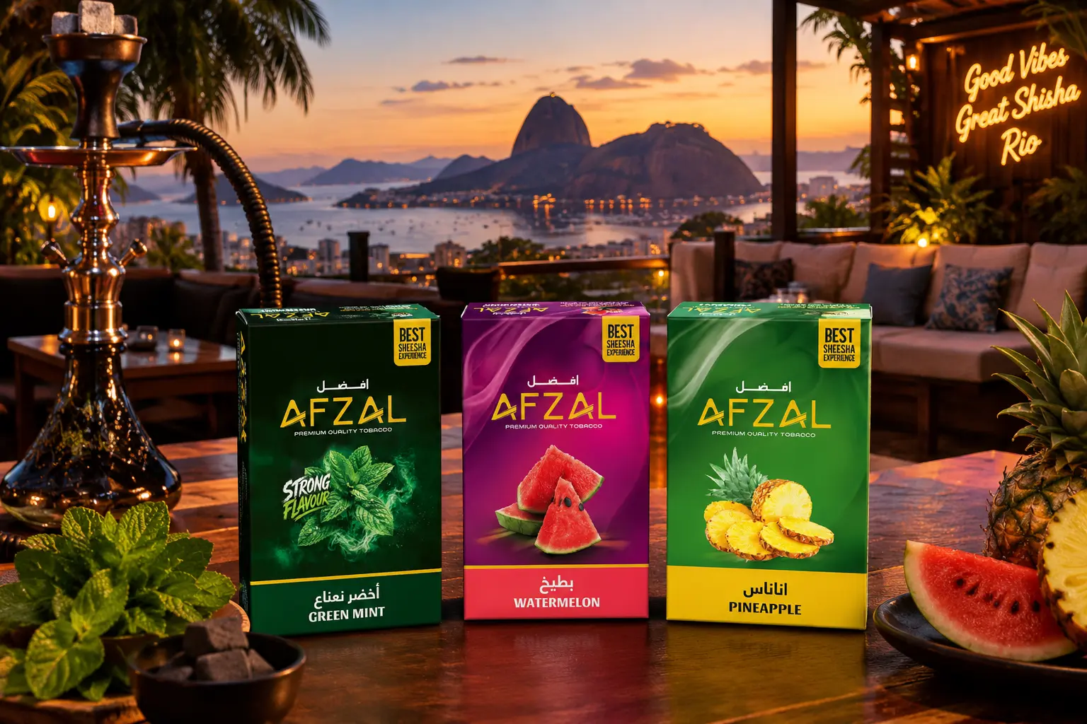 Shisha flavour in Rio de Janeiro