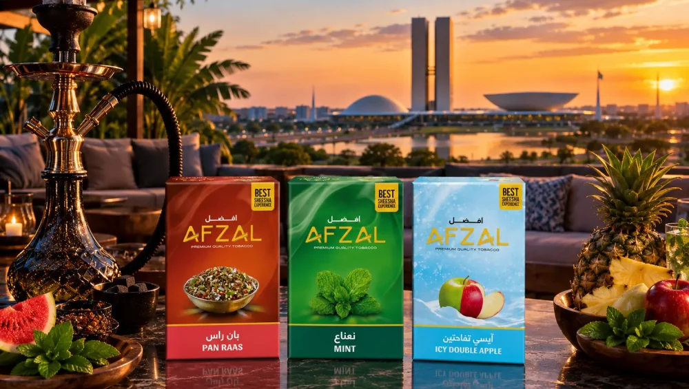 Pan Raas, Mint, Double apple Hooakh flavours in brasilia