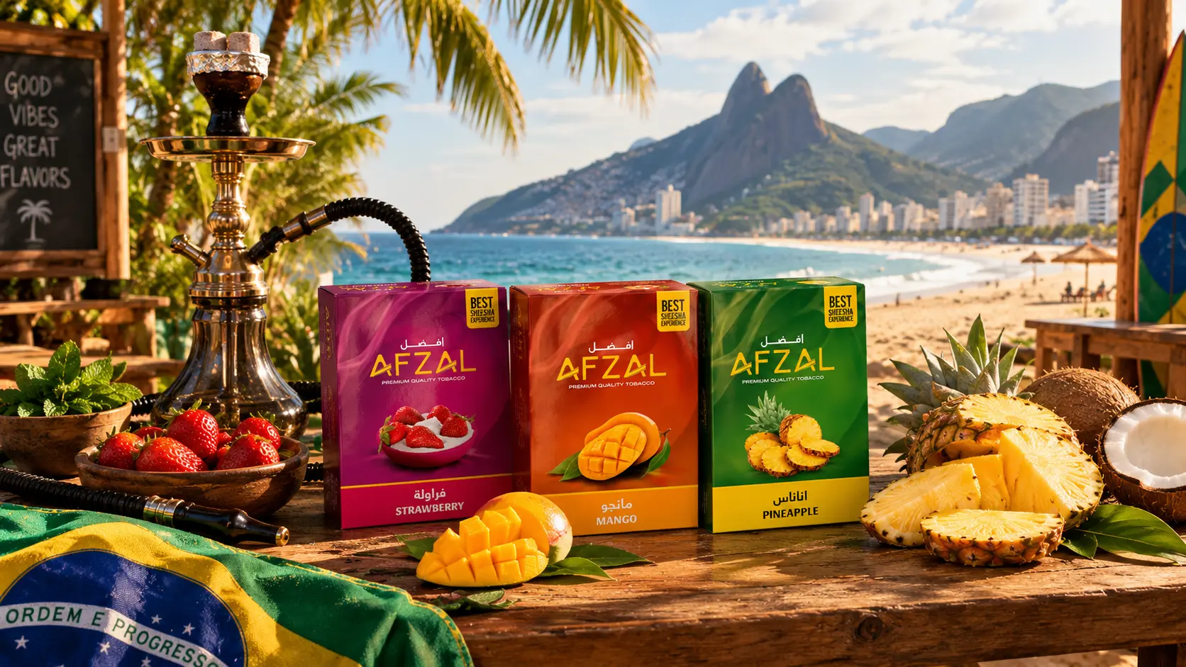 Afzal Hookah flavour in brazil